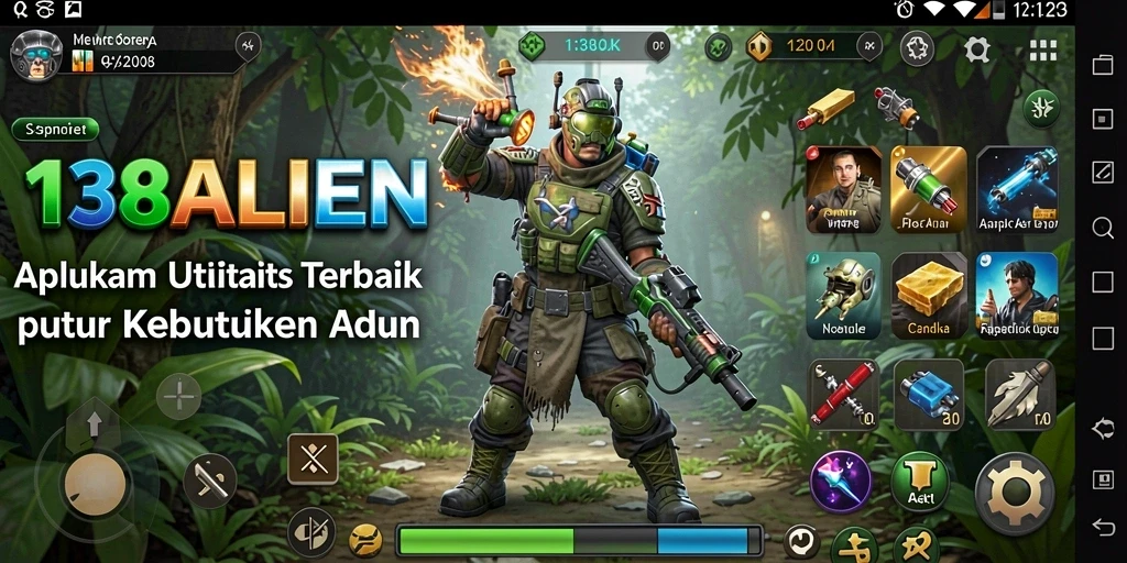 Tampilan fitur utama 138ALIEN dalam mengelola perangkat.