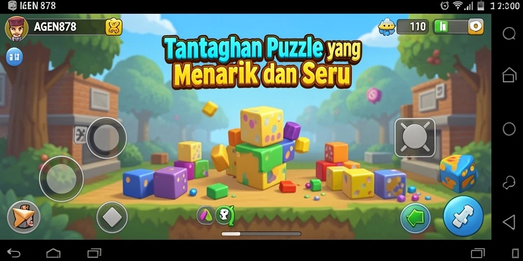 Screenshot AGEN878 menampilkan gameplay menantang dengan teka-teki visual yang menarik.