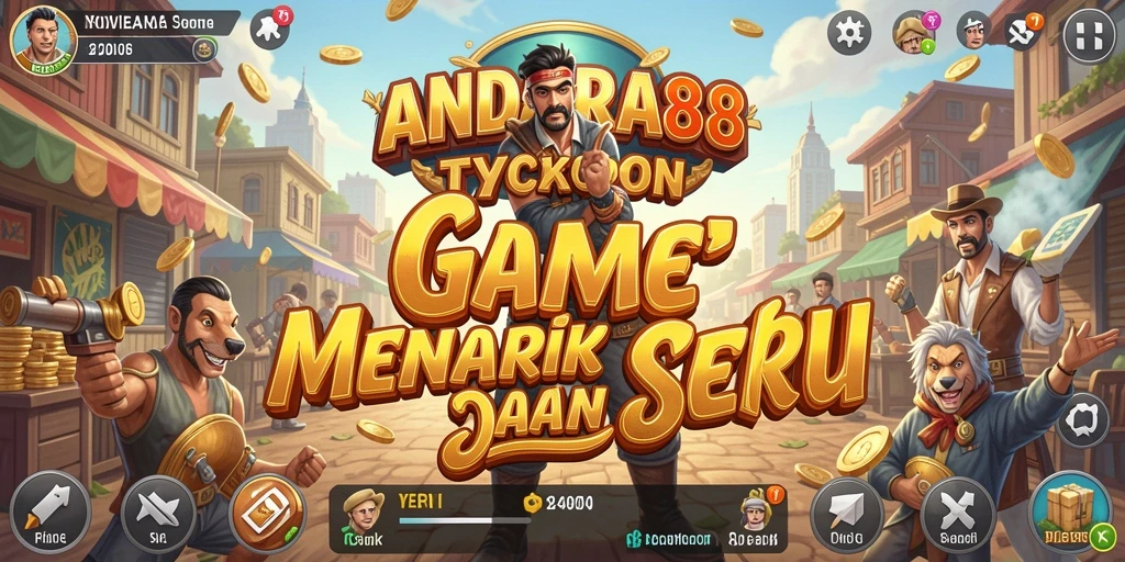 Gameplay Tycoon yang mengasyikkan dan penuh tantangan