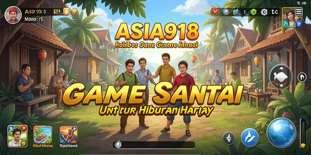 Tampilan gameplay santai yang menghibur di ASIA918.