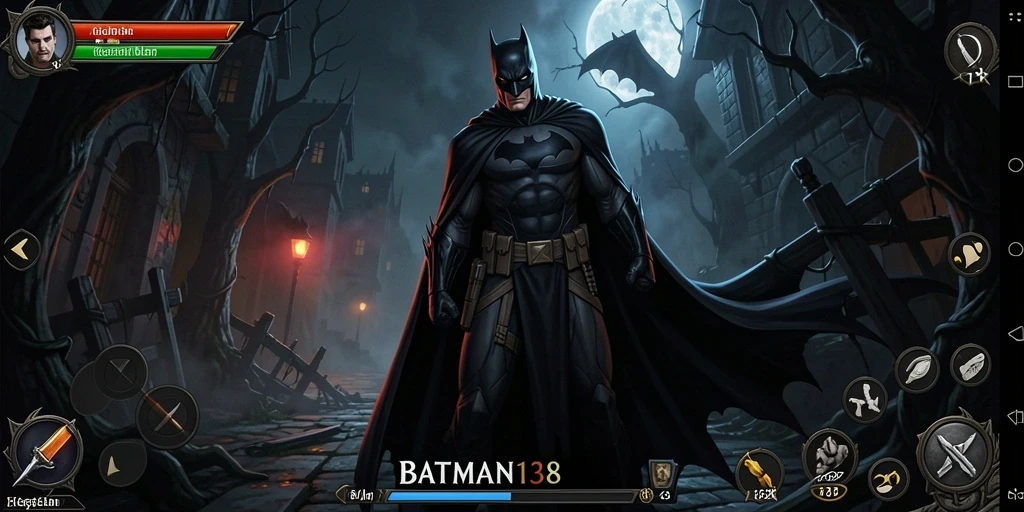 Tampak menegangkan dari gameplay BATMAN138 dengan suasana gelap dan menyeramkan.