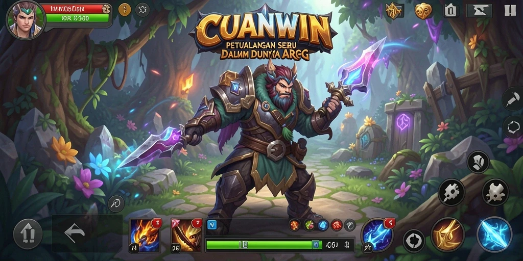 Tampilan gameplay seru dari CUANWIN dalam genre ARPG.
