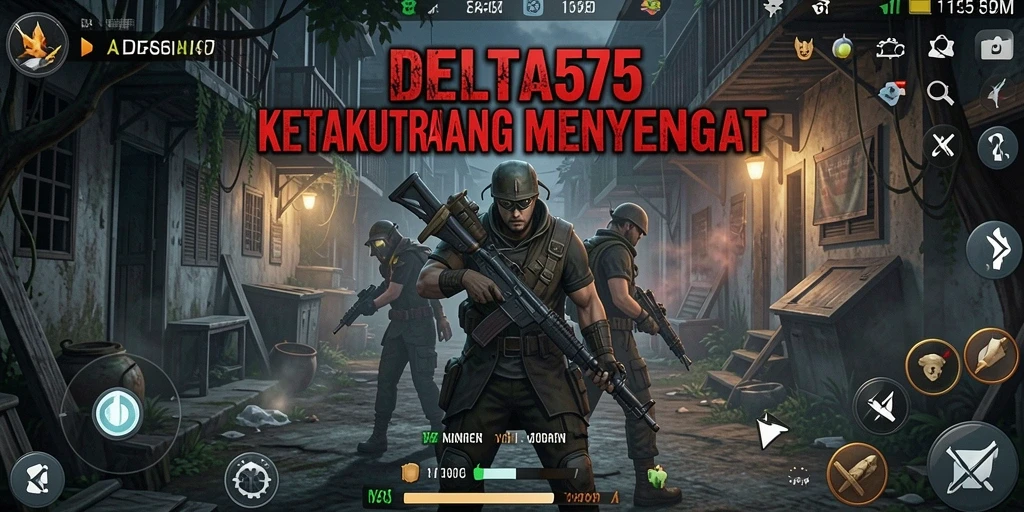 Gameplay horror DELTA575 yang mencekam dan mendebarkan.