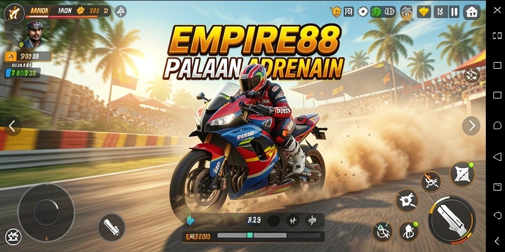 Tampilan gameplay seru di EMPIRE88 dengan kecepatan tinggi.