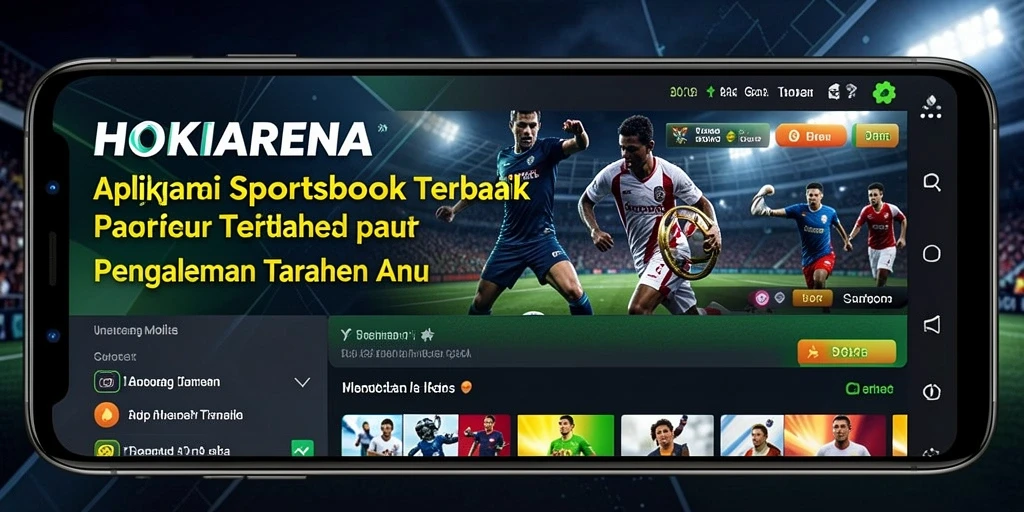 Tampilan utama HOKIARENA yang intuitif dan menarik.