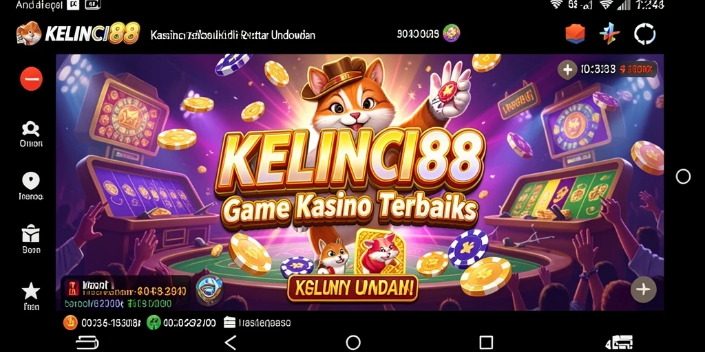 Tampilan gameplay seru KELINCI88 dengan berbagai permainan Kasino.