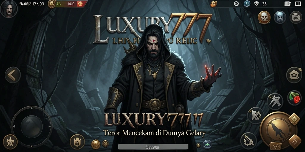 Tampilan gameplay seram dengan makhluk menakutkan.