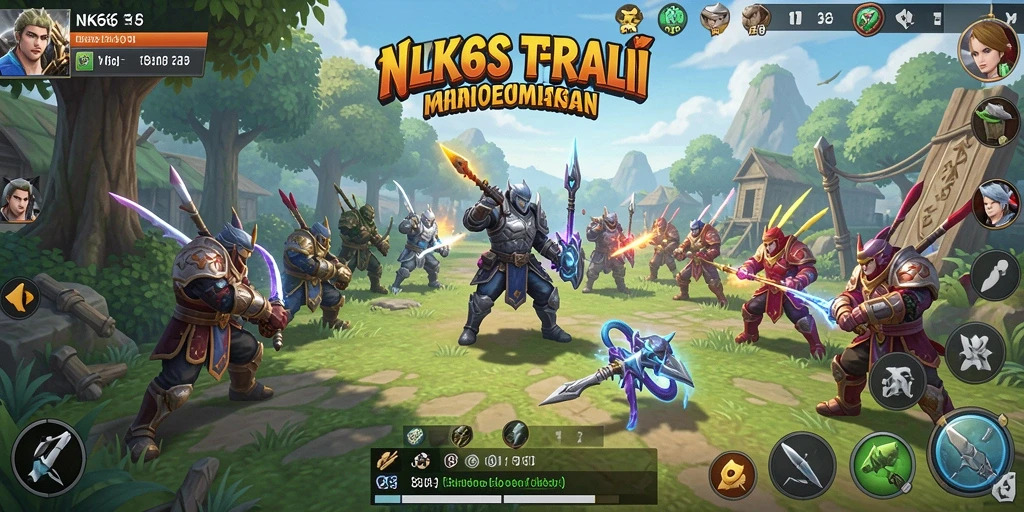 Screenshot utama NK666 menampilkan gameplay yang menegangkan dan strategis.
