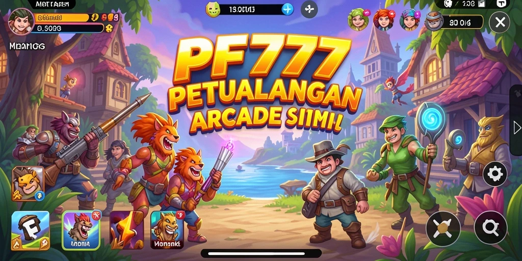 Tampilan gameplay PF777 yang seru dan menantang dalam genre Arcade.