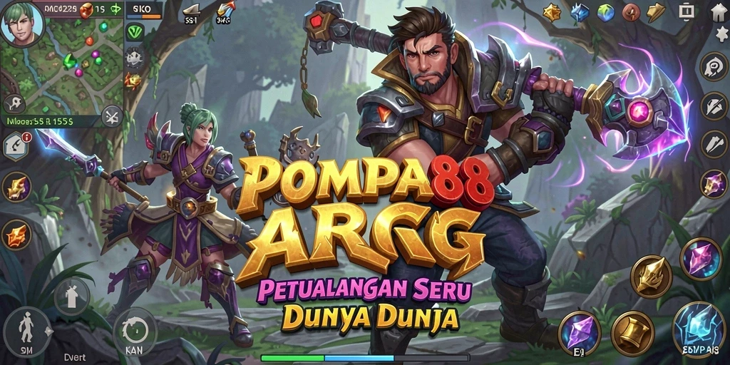 Tampilan gameplay POMPA88 yang menegangkan di dunia ARPG.