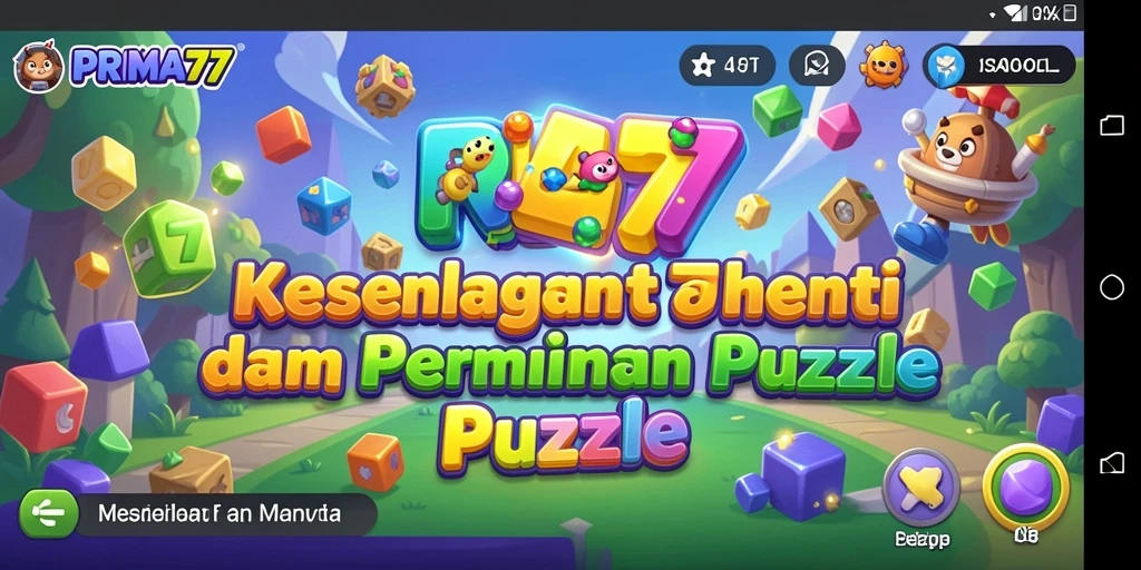 Screenshot tampilan gameplay seru dari PRIMA77.