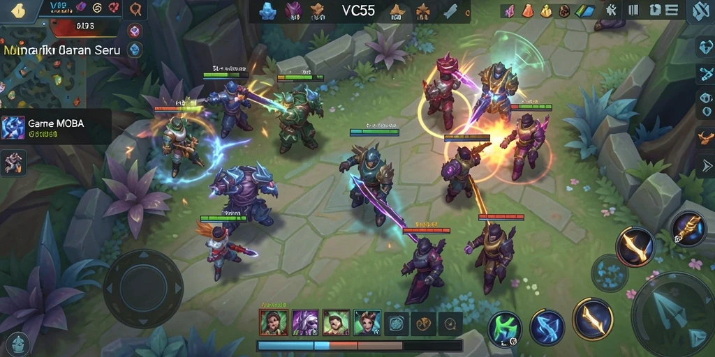 Tampilan gameplay VC55 yang seru dan penuh aksi.